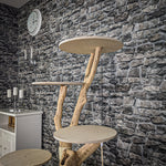 Naturkratzbaum 2082 Kratzbaum Natur Holz Design 145 cm hoch