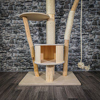 Naturkratzbaum 2084 Kratzbaum Natur Holz Design 170 cm hoch