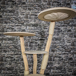 Naturkratzbaum 2092 Kratzbaum Natur Holz Design 137 cm hoch
