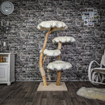 Naturkratzbaum 2093 Kratzbaum Natur Holz Design 145 cm hoch