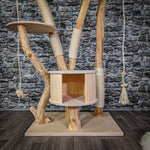 Naturkratzbaum 2094 Kratzbaum Natur Holz Design 195 cm hoch