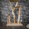 Naturkratzbaum 2097 Kratzbaum Natur Holz Design 168 cm hoch
