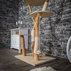 Naturkratzbaum 2097 Kratzbaum Natur Holz Design 168 cm hoch