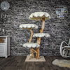 Naturkratzbaum 2098 Kratzbaum Natur Holz Design 145 cm hoch