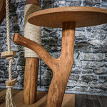Naturkratzbaum 2101 Kratzbaum Natur Holz Design 175 cm hoch Katzenbaum