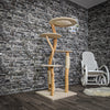 Naturkratzbaum 2102 Kratzbaum Natur Holz Design 148 cm hoch