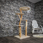 Naturkratzbaum 2102 Kratzbaum Natur Holz Design 148 cm hoch