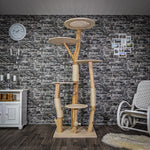 Naturkratzbaum 2107 Kratzbaum Natur Holz Design 205 cm hoch