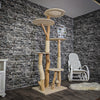 Naturkratzbaum 2107 Kratzbaum Natur Holz Design 205 cm hoch