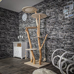 Naturkratzbaum 2110 Kratzbaum Natur Holz Design 200 cm hoch