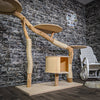 Naturkratzbaum 2118 Kratzbaum Natur Holz Design 130 cm hoch