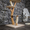 Naturkratzbaum 2119 Kratzbaum Natur Holz Design 143 cm hoch