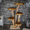 Naturkratzbaum 2123 Kratzbaum Natur Holz Design 185 cm hoch