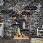 Naturkratzbaum 2125 Kratzbaum Natur Holz Design 165 cm hoch