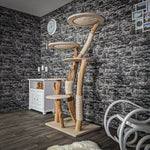 Naturkratzbaum 2133 Kratzbaum Natur Holz Design 175 cm hoch