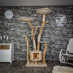 Naturkratzbaum 2137 Kratzbaum Natur Holz Design 205 cm hoch