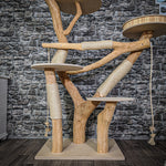 Naturkratzbaum 2145 Kratzbaum Natur Holz Design 195 cm hoch