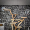 Naturkratzbaum 2145 Kratzbaum Natur Holz Design 195 cm hoch