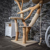 Naturkratzbaum 2145 Kratzbaum Natur Holz Design 195 cm hoch
