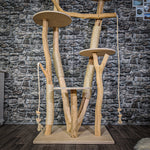 Naturkratzbaum 2147 Kratzbaum Natur Holz Design 200 cm hoch