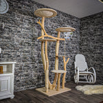 Naturkratzbaum 2147 Kratzbaum Natur Holz Design 200 cm hoch