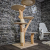RESERVIERT + ÄNDERUNGEN - Naturkratzbaum 2148 Kratzbaum Natur Holz Design 165 cm hoch
