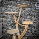 Naturkratzbaum 2150 Kratzbaum Natur Holz Design 162 cm hoch