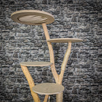 Naturkratzbaum 2152 Kratzbaum Natur Holz Design 175 cm hoch