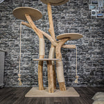 Naturkratzbaum 2154 Kratzbaum Natur Holz Design 170 cm hoch
