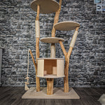 Naturkratzbaum 2159 Kratzbaum Natur Holz Design 175 cm hoch
