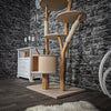 Naturkratzbaum 2159 Kratzbaum Natur Holz Design 175 cm hoch