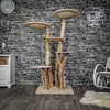Naturkratzbaum 2160 Kratzbaum Natur Holz Design 170 cm hoch
