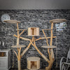 Naturkratzbaum 2162 Kratzbaum Natur Holz Design 185 cm hoch