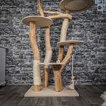 Naturkratzbaum 2164 Kratzbaum Natur Holz Design 175 cm hoch