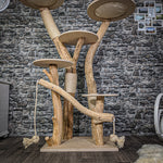 Naturkratzbaum 2166 Kratzbaum Natur Holz Design 180 cm hoch