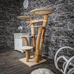 Naturkratzbaum 2173 Kratzbaum Natur Holz Design 135 cm hoch