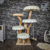 Naturkratzbaum 2175 Kratzbaum Natur Holz Design 165 cm hoch