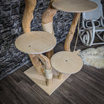 Naturkratzbaum 2175 Kratzbaum Natur Holz Design 165 cm hoch