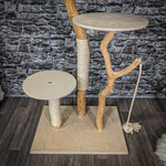 Naturkratzbaum 2178 Kratzbaum Natur Holz Design 145 cm hoch