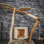 Naturkratzbaum 2179 Kratzbaum Natur Holz Design 130 cm hoch