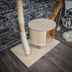 Naturkratzbaum 2179 Kratzbaum Natur Holz Design 130 cm hoch