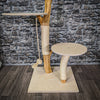 Naturkratzbaum 2184 Kratzbaum Natur Holz Design 135 cm hoch