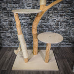 Naturkratzbaum 2190 Kratzbaum Natur Holz Design 175 cm hoch