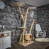 Naturkratzbaum 2191 Kratzbaum Natur Holz Design 210 cm hoch