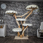 Naturkratzbaum 2193 Kratzbaum Natur Holz Design 180 cm hoch