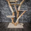 Naturkratzbaum 2193 Kratzbaum Natur Holz Design 180 cm hoch