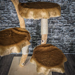 RESERVIERT - Naturkratzbaum 2203 Kratzbaum Natur Holz Design 143 cm hoch