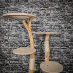 RESERVIERT - Naturkratzbaum 2203 Kratzbaum Natur Holz Design 143 cm hoch