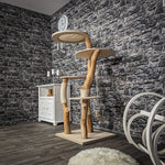 Naturkratzbaum 2213 Kratzbaum Natur Holz Design 175 cm hoch