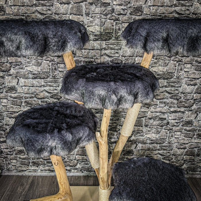 Naturkratzbaum 2215 Kratzbaum Natur Holz Design 145 cm hoch